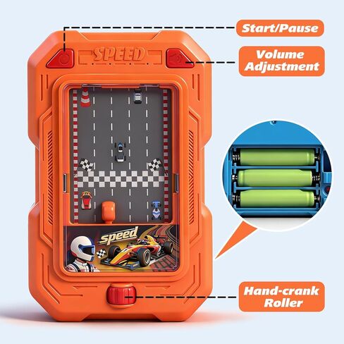 Racing Adventure Car Toy, Pocket-Sized Toddler Travel Toys, Mini Racing & Driving Games with Light and Sounds, Party Favors Birthday Gifts for 3 4 5 6 Year Old Boys Girls in Saudi Arabia