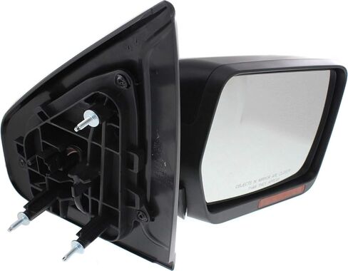 Garage-Pro Driver & Passenger Side Power Heated Mirrors for Ford F-150 2011-2014 Power Fold with Signal Light, Memory & Puddle Lamp, Without Blind Spot Monitor Paintable in Saudi Arabia