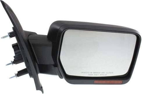 Garage-Pro Driver & Passenger Side Power Heated Mirrors for Ford F-150 2011-2014 Power Fold with Signal Light, Memory & Puddle Lamp, Without Blind Spot Monitor Paintable in Saudi Arabia