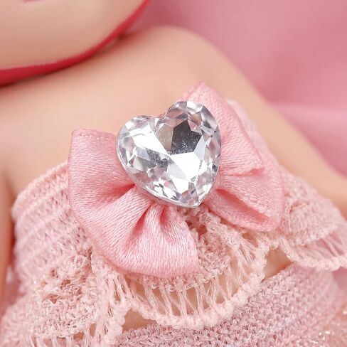 مجموعة ملابس Cherry Blossom Angel من 4 مجموعات ملابس Sony Angel - تناسب الدمى القابلة للتجميع مقاس 3 بوصات، وهواة التجميع للبالغين، والعرض والديكور in Kuwait