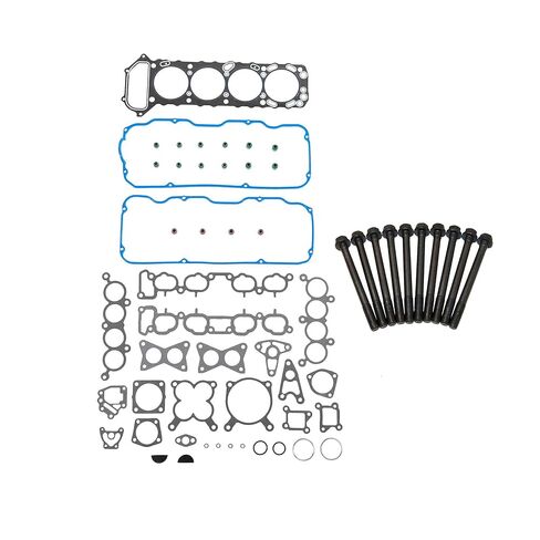 DNJ HGB607 مجموعة حشية رأس الأسطوانة مع مجموعة مسامير الرأس لـ 1989-1995 Nissan 240SX 2.4L 2389cc L4 SOHC in Kuwait