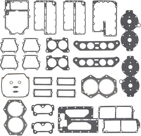 New 439085 Powerhead Gasket Kit Fit for Johnson Evinrude V4 Crossflow 1977-1998 85-140HP Replace 77398 389556 39080 391300 18-4033 in Kuwait