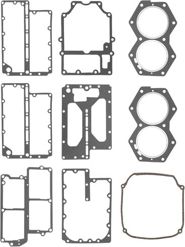 New 439085 Powerhead Gasket Kit Fit for Johnson Evinrude V4 Crossflow 1977-1998 85-140HP Replace 77398 389556 39080 391300 18-4033 in Kuwait