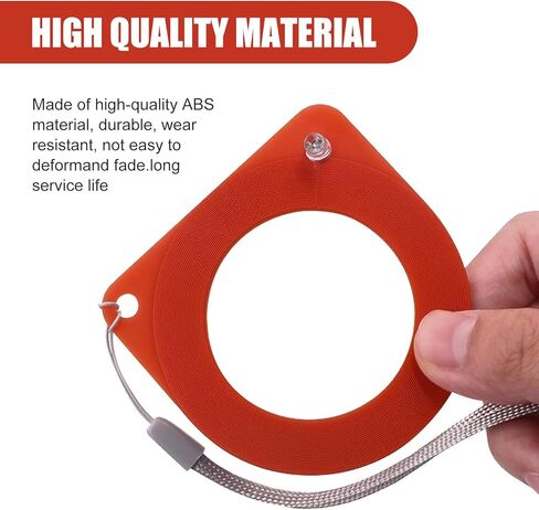 2 PCS Key ECU Test Coil, Fast Checking Key Lock Chip Coil Tester, ABS Induction Signal Detector Card, Universal Anti-theft Auto Ignition Diagnostic Ring, for Most Cars, Trucks, SUVs (Red) in Kuwait