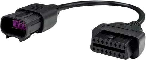 OBD2 Adapter Cable for Polaris Diagnostic Code Reader Scan Tool, 8 Pin to 16 Pin Female ATV Motorcycle OBDII Connector for RZR, Ranger, Slingshot, Sportsman, General, ACE Accessories in Saudi Arabia