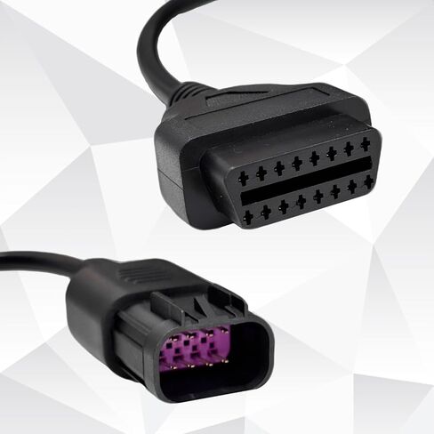 OBD2 Adapter Cable for Polaris Diagnostic Code Reader Scan Tool, 8 Pin to 16 Pin Female ATV Motorcycle OBDII Connector for RZR, Ranger, Slingshot, Sportsman, General, ACE Accessories in Saudi Arabia
