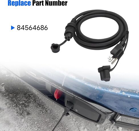84564686 سلك كابل سخان مبرد كتلة المحرك مناسب لـ Chevy Silverado 1500/LD/LTD 2019-2023 لشاحنات Silverado 2500/3500 HD Duramax لـ GMC Sierra/Yukon XL لشفروليه كولورادو وبويك كاديلاك in Kuwait