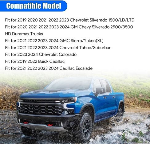 84564686 سلك كابل سخان مبرد كتلة المحرك مناسب لـ Chevy Silverado 1500/LD/LTD 2019-2023 لشاحنات Silverado 2500/3500 HD Duramax لـ GMC Sierra/Yukon XL لشفروليه كولورادو وبويك كاديلاك in Kuwait