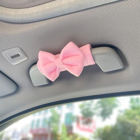 4 Pcs Car Inside Roof Handle Cover Bow Shape Anti-Scratch Vehicle Inner Front Rear Door Pull Handle Protector for Most Truck SUV RV (Pink) in Saudi Arabia