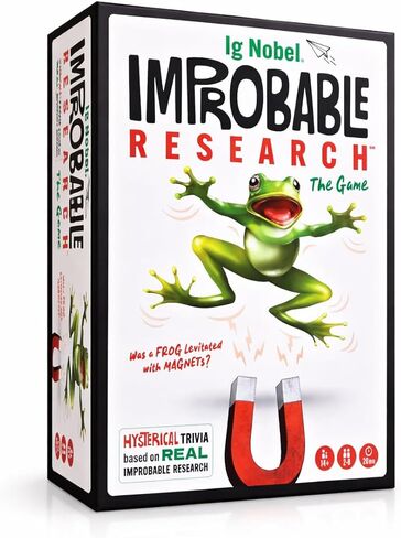 IG NOBEL IMPROBABLE RESEARCH™ The Game, Hysterical Trivia, 250 Cards, for Ages 14+, 2-8 Players in Kuwait