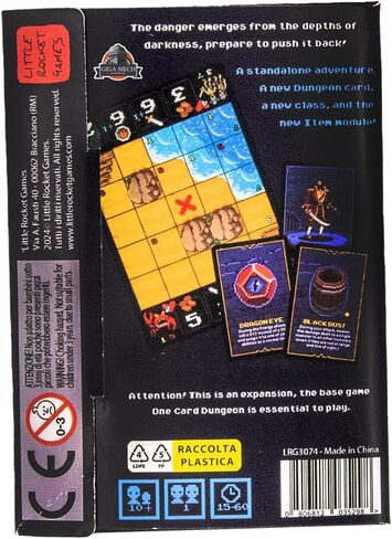 Giga Mech Games One Card Dungeon Adventure Pack, Harbour Clash and Eternal Peak, 2 Expansion Set, Ages 10+ in Saudi Arabia