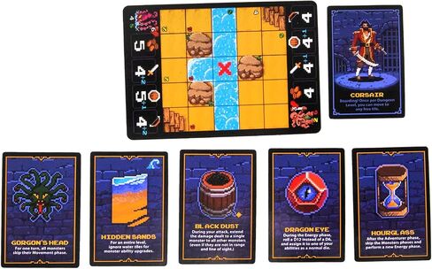 Giga Mech Games One Card Dungeon Adventure Pack, Harbour Clash and Eternal Peak, 2 Expansion Set, Ages 10+ in Saudi Arabia