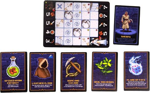 Giga Mech Games One Card Dungeon Adventure Pack, Harbour Clash and Eternal Peak, 2 Expansion Set, Ages 10+ in Saudi Arabia