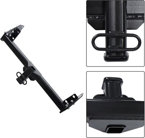 zeech Steel 2 Inch Class 3 Trailer Hitch Receiver Rear Bumper Towing Weight Capacity 8000 LBS Replacement for Ta-co-ma 2005-2015 in Saudi Arabia