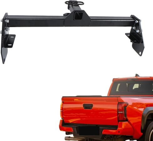 zeech Steel 2 Inch Class 3 Trailer Hitch Receiver Rear Bumper Towing Weight Capacity 8000 LBS Replacement for Ta-co-ma 2005-2015 in Saudi Arabia