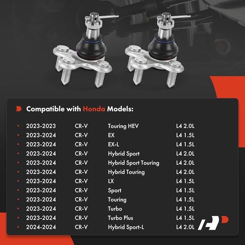 A-Premium 2 x Front Lower Ball Joints, Compatible with Honda CR-V CRV 2023-2024 in Kuwait