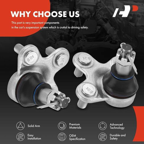 A-Premium 2 x Front Lower Ball Joints, Compatible with Honda CR-V CRV 2023-2024 in Kuwait