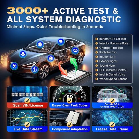 ماسح ضوئي Autel MaxiTPMS TS900، أداة مسح ثنائية الاتجاه 2026، أعلى TPMS مثل MS906 PRO-TS، يصل إلى MK900TS MX900TS MK808S-TS MK900 TS608، 3000+ اختبار نشط، 40+ خدمة، CAN-FD وDOIP، OS 11.0، FCA SGW in Kuwait