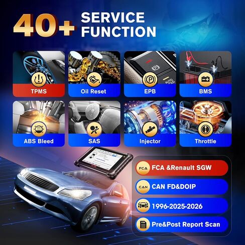 ماسح ضوئي Autel MaxiTPMS TS900، أداة مسح ثنائية الاتجاه 2026، أعلى TPMS مثل MS906 PRO-TS، يصل إلى MK900TS MX900TS MK808S-TS MK900 TS608، 3000+ اختبار نشط، 40+ خدمة، CAN-FD وDOIP، OS 11.0، FCA SGW in Kuwait