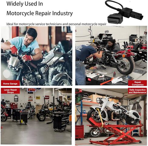 4Pin 4 pin OBD obdii Cable Motor Connect for Ducati Motorcycles DLC Socket 4 pin to 16pin OBD2 Adapter fit for Ducati Monster Multistrada Panigale in Saudi Arabia