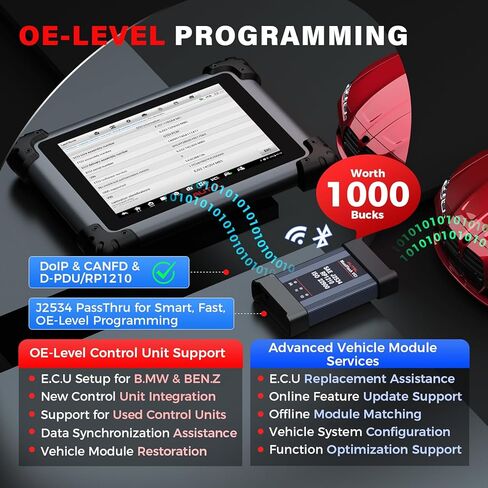 Autel Scanner MaxiSys Elite 2 PRO: 2026 تحديثات لمدة عامين Elite II PRO مع MV105S، برمجة J2534 كـ Ultra MS909 MS919 Up of MS908S PRO II، إصلاح Motor TruSpeed، 40+ إعادة تعيين، اختبار نشط 3K، DOIP CANFD in Kuwait