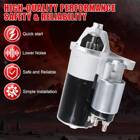 Starter 3273 Compatible with Ford Mustang 2005-2010 & Ranger 97-2011 & Explorer V6 4.0L 6L2T11000AA 6L2Z11002AA 7R3Z11002A 7R3Z11002ABRM 7R3Z11V002ARM1 5L2T11000AA 5L2Z11002AA 6L2Z11V002CRM in Saudi Arabia