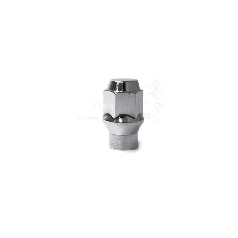 24Pc Chrome Bulge Acorn 12x1.25 Extended Thread Lug Nuts Tapered Conical Seat in Kuwait