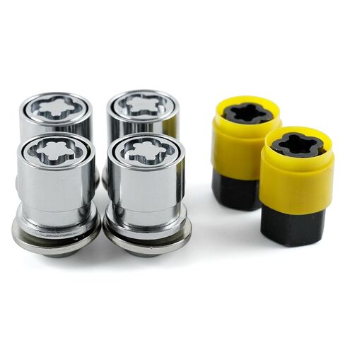4 قطع M12 × 1.5 صواميل قفل عجلة مضادة للسرقة لكزس ES350 RX350 IS300 CT200h HS250h GS450h GS450، تويوتا كامري كورولا أفالون هايلاندر بريوس سيينا، مقعد ماج، نهاية مغلقة، مفتاحين in Kuwait