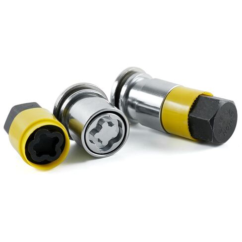 4 قطع M12 × 1.5 صواميل قفل عجلة مضادة للسرقة لكزس ES350 RX350 IS300 CT200h HS250h GS450h GS450، تويوتا كامري كورولا أفالون هايلاندر بريوس سيينا، مقعد ماج، نهاية مغلقة، مفتاحين in Kuwait