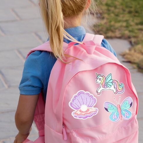 16PCS Mermaid Unicorn Adventure Iron on Patches, Fantasy Rainbow Fairy Tale Dream Embroidered Repair Patches for Clothes, Cute Applique for Hats, Jeans, Jackets, Backpacks, Shoes in Kuwait