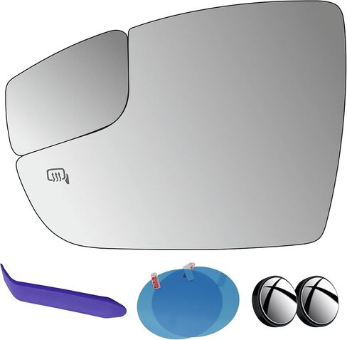 EAP Passenger Side Mirror Glass Compatible with Ford Focus 2012-2018, Non-Heated CM5Z17K707E CP9Z17K707A FO1325162 in Kuwait