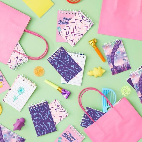 12 Pcs Mini Notepads Multicolor Style Notebooks Spiral Mini Notebook Demon Music Dance Themed Birthday Party Decorations in Saudi Arabia