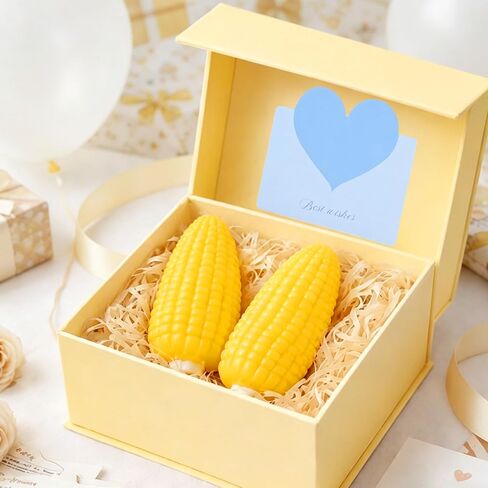 Vodolo Taba Squishy Corn,2 PCS Ultra-Soft Stress Relief Squishy Fidget Toys Adults,Small Cute Sensory Squeeze Toys,Fun Kids Enjoy Decompression Toy,Soft and Relaxing Squeezing Toy in Saudi Arabia