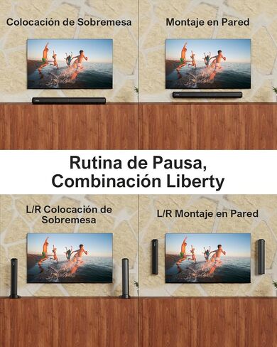 شريط الصوت Ultimea 2.2Ch للتلفزيون الذكي ، Peak Power 100W ، شريط صوت قابل للفصل 2 في 1 للتلفزيون ، Bluetooth 5.3 Soundbar ، 3 أوضاع Eq ، تقنية Bassmx ، HDMI-ARC/OPT/AUX ، جدار الجدار ، Apollo S40 in Kuwait