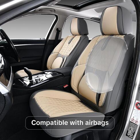 Car Seat Covers, for Toyota Seat Covers, for Toyota Camry 1999-2011 (LE, SE, CE, XLE) Full Set of Waterproof Artificial Leather, Universal Seat Covers, 360° Coverage, Update Old Car Interior in Saudi Arabia