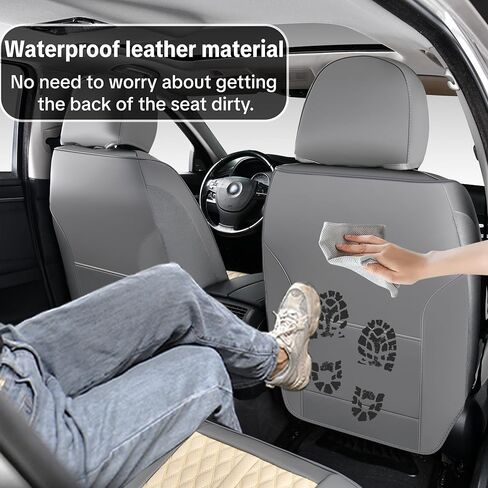 Car Seat Covers, for Toyota Seat Covers, for Toyota Camry 1999-2011 (LE, SE, CE, XLE) Full Set of Waterproof Artificial Leather, Universal Seat Covers, 360° Coverage, Update Old Car Interior in Saudi Arabia