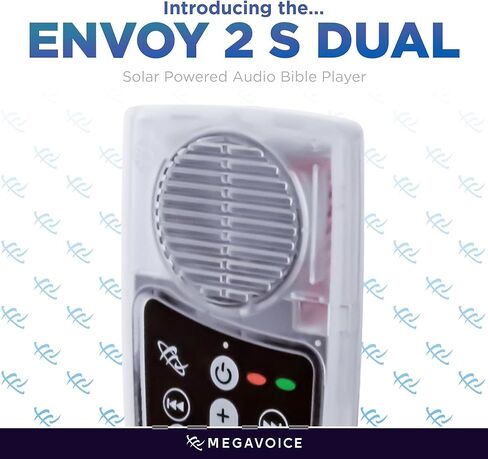New Living Translation (NLT) الكتاب المقدس الصوتي الزمني مع Podcast Daily Bible Podcast يضم Tricia Goyer & Michelle Hill على Megavoice Solar + Audiobook Player in Saudi Arabia