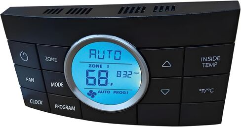 3314082.011 ترموستات RV، يستبدل 3314082.000، CCC2، متوافق مع سلسلة AC Dometic 579، 595، 6308، 520، 5305، 6218XX، 6318XX، 6403XX، مركز تحكم مريح متعدد المناطق بـ 10 أزرار (أبيض) in Kuwait