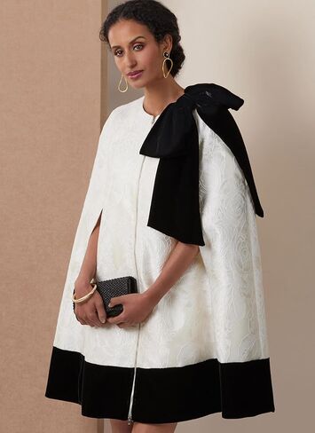 Vogue V2133U5 Misses' Oversized Cape and Fitted Dress Sewing Pattern Packet, Design Code V2133, Sizes 16-18-20-22-24 in Saudi Arabia