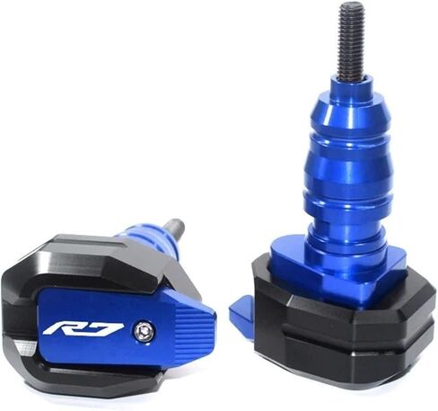 Suitable For Yamaha YZF-R7 2021 2022 Motorcycle Frame Slider CNC Anti-fall Protection Frame Slider Anti-collision Pad(Blue) in Saudi Arabia