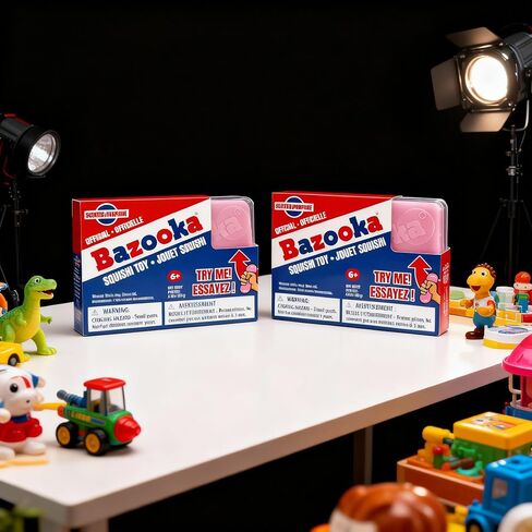 Bazooka Scented Squishi Toy, 2 Pack – Official Bubblegum Squishy Stress Toy, Soft Slow-Rise Fidget Toy by Incredible Novelties in Saudi Arabia