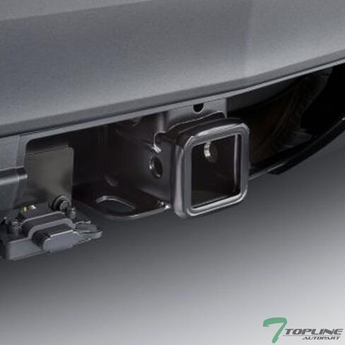 Class 3 III Black 2" Receiver Tube Rear Bumper Trailer Tow Hitch Towing Mount Compatible with 15-22 Chevrolet Colorado/GMC Canyon in Saudi Arabia