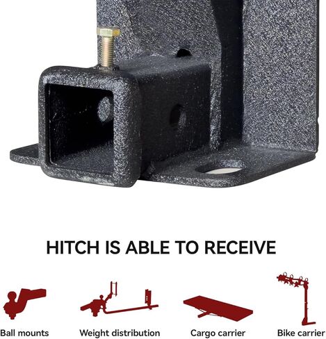 Class 3 New Trailer Hitch Black for 2014-2020 MDX and 2016-2022 Honda Pilot (2" Hitch Receiver) in Saudi Arabia