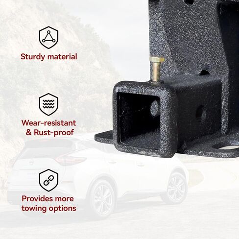 Class 3 New Trailer Hitch Black for 2014-2020 MDX and 2016-2022 Honda Pilot (2" Hitch Receiver) in Saudi Arabia