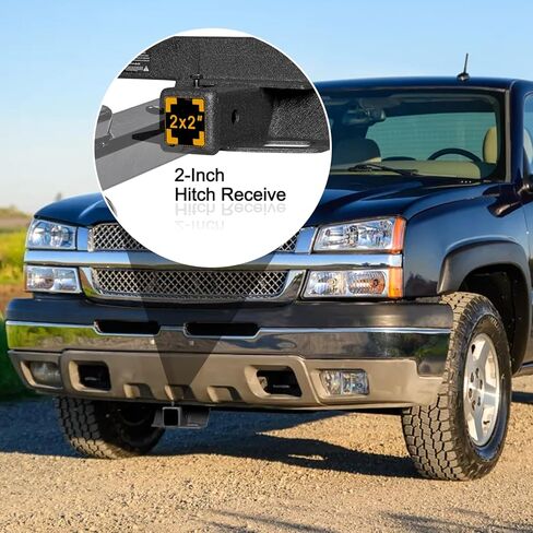 GNG Class 3 Front Trailer Hitch Compatible with 20-25 Chevy Silverado 2500 3500/ Chevy Suburban 2500 3500,20-24 gmc Sierra 2500 3500 /Yukon XL/Fascia Trimming Towing Hitch,2 inch Hitch Receiver in Saudi Arabia