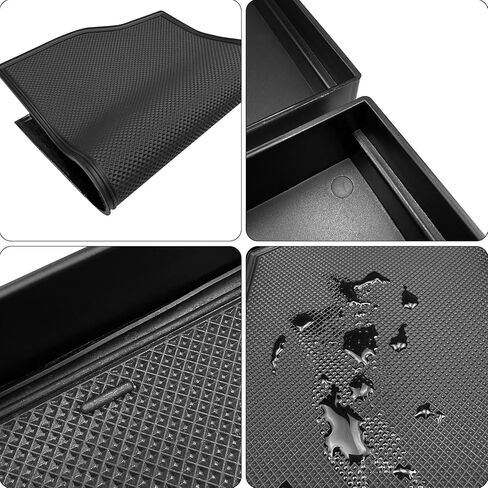 Zxiaochun 2PCS Bottom Layer Console Tray Compatible with 2021-2026 Toyota Sienna Accessories, Lower Center Console Organizer Storage Box, ABS Plastic in Saudi Arabia