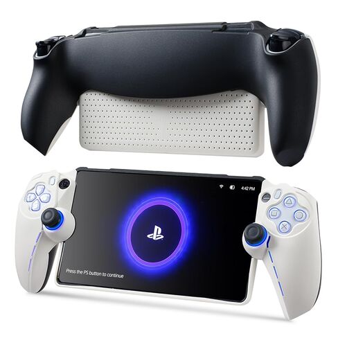 UYIYE Thin Fit Designed for PlayStation Portal Remote Player Case (Black+White) in Saudi Arabia