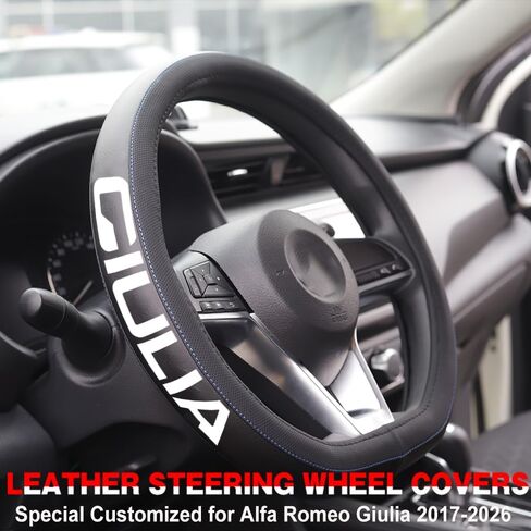 XITER Leather Steering Wheel Cover for Alfa Romeo Giulia 2017-2026 in Kuwait