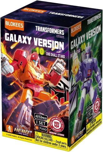 BLOKEES Galaxy Version - Transformers GV10 - Till All are One - 9 Model Kits - Assembly Required - No Tools - No Cutting - No Gluing - No Paint - Age 10+ in Kuwait