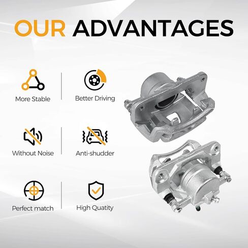 PAROD 19B1974 19B1975 Front Disc Brake Caliper Fit for 1997-2001 Lexus ES300, 1998-2004 Toyota Avalon, 1997-2001 Toyota Camry 3.0L V6, 1999-2003 Toyota Solara, Passenger and Driver Side in Kuwait